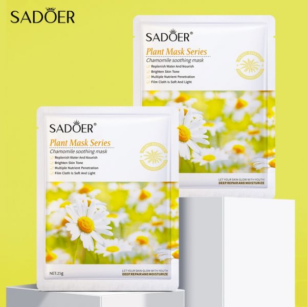 SADOER Soothing face mask with chamomile extract